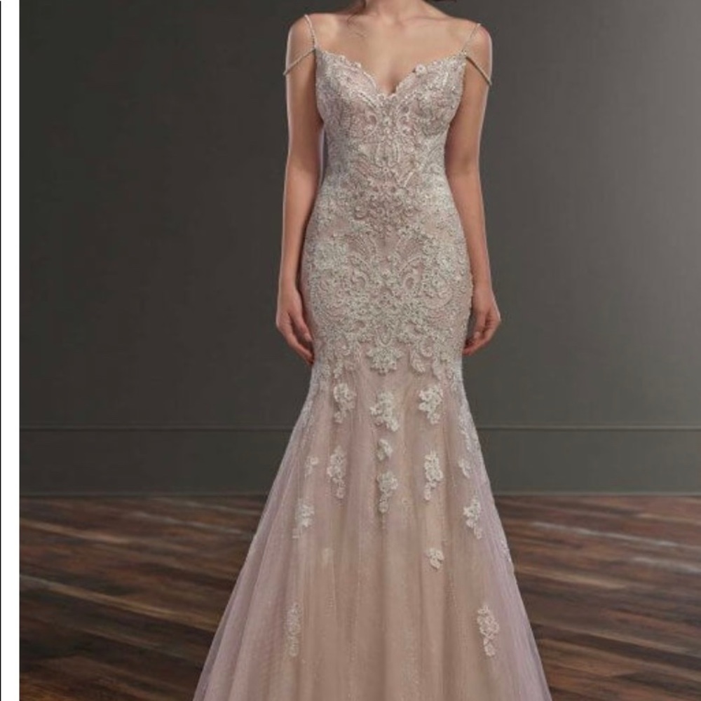 Martina Liana Lace Bridal Gown Size 10